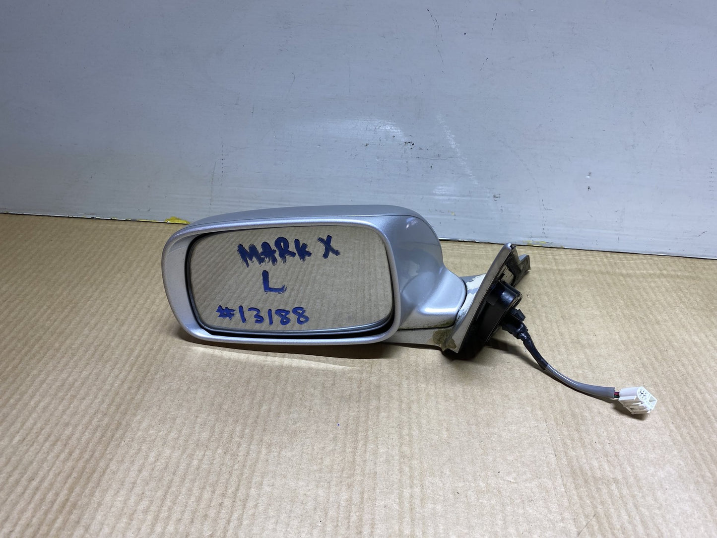 2005 Used Toyota Mark X GRX120 - Left Door Mirror PN: 5 wires