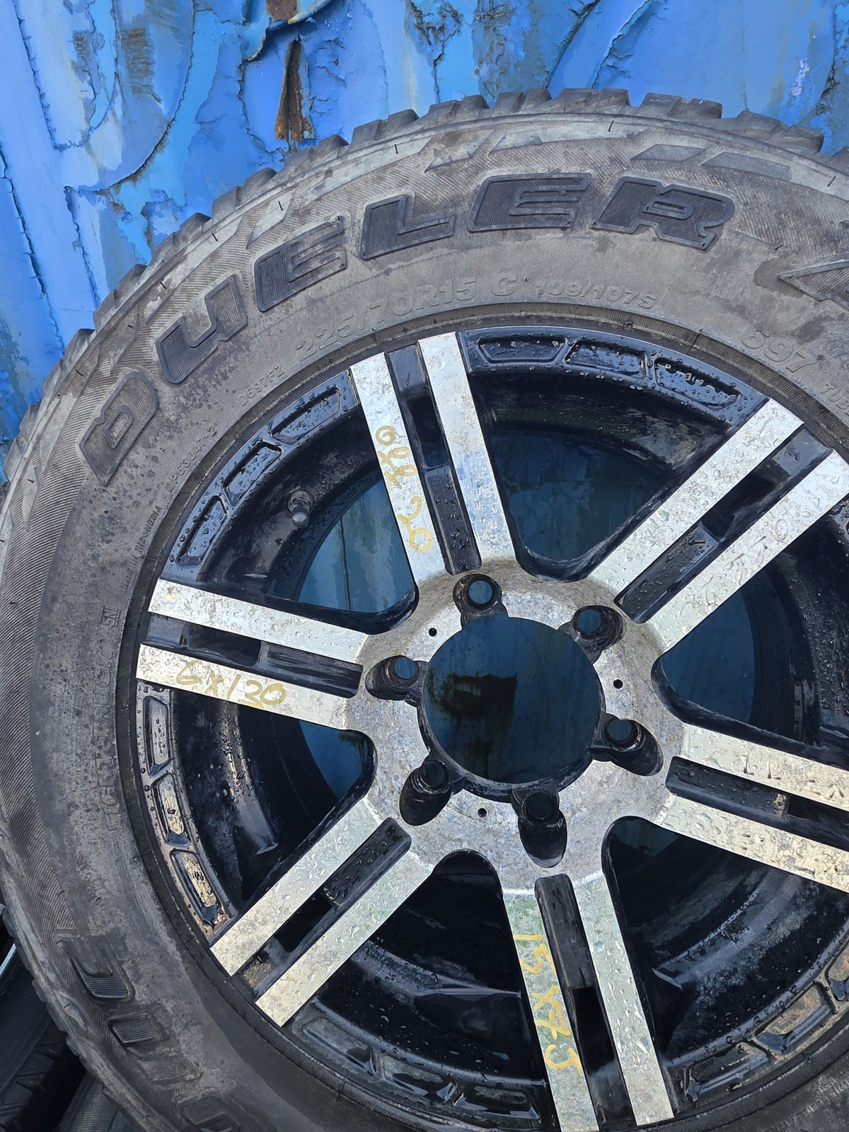 - Mag Wheel Set PN: Stud Pattern 6x130/ Wheel Size 15x7JJ/ Offset 20