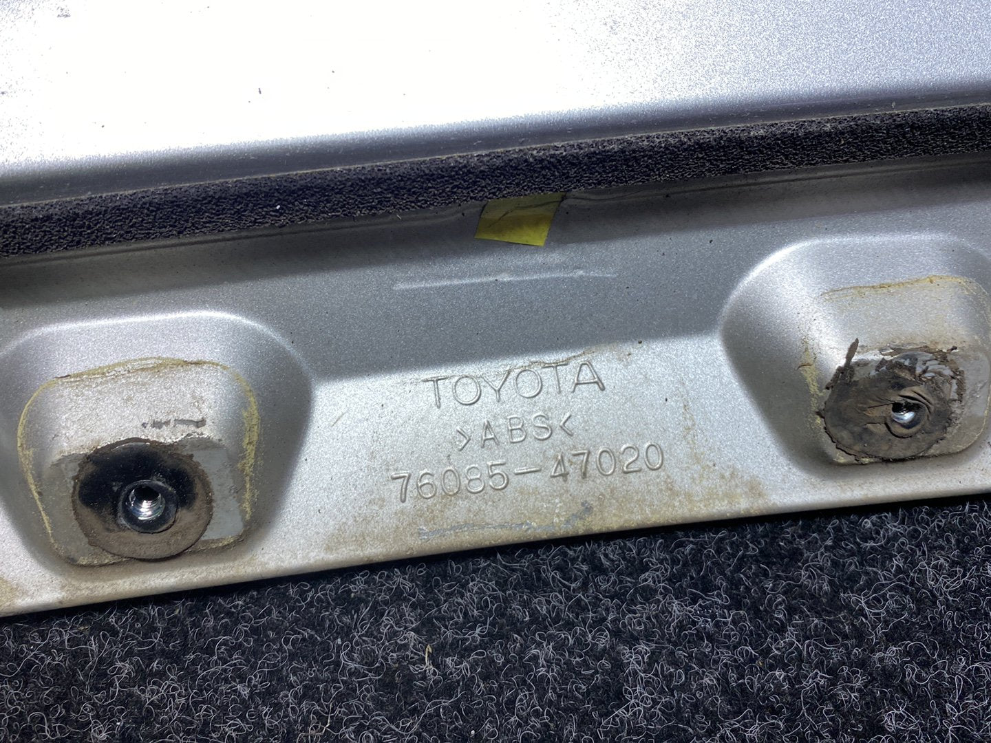 2009 Used Toyota Prius W20 - Rear Spoiler PN: 76085-47020