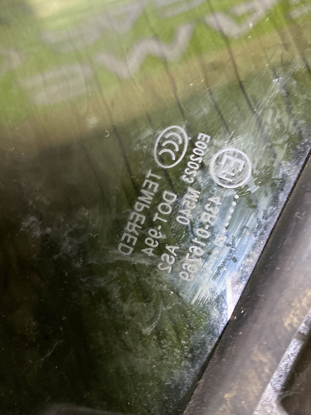 2005 Mazda Atenza- Left Rear Door Glass PN:
