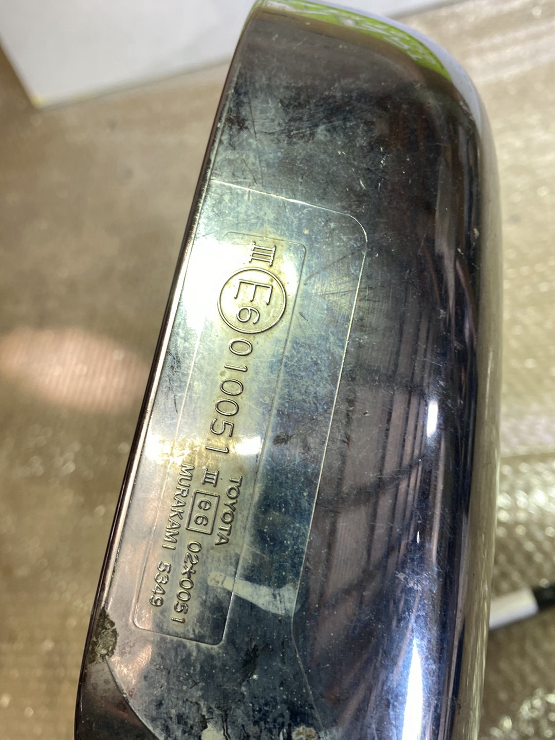 1996 Used Toyota Land Cruiser Prado- Right Door Mirror PN: 5 wires