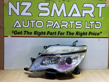2014 Nissan Serena HFC26 - Left Headlight PN: Koito 100-23683