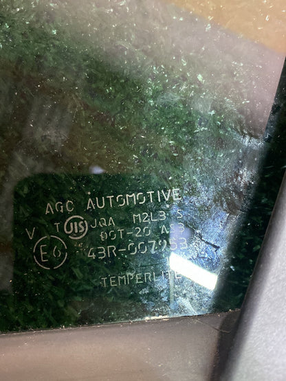 2011 Used Toyota Passo - Right Rear Quarter Door Glass PN: M2L3