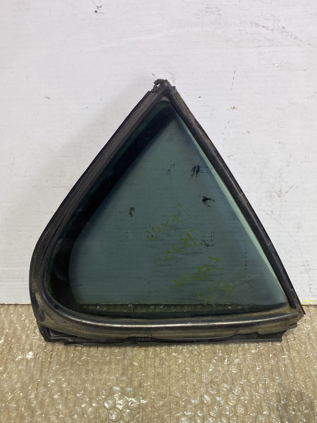 2007 Used Lexus IS250- Right Rear Quarter Door Glass PN: Tint Number M31S8