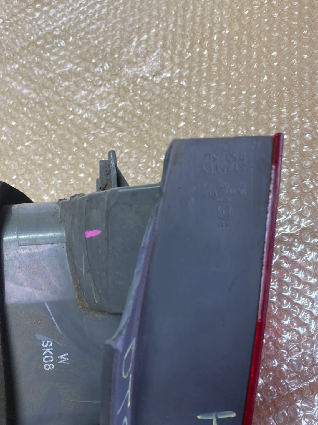 2007 Honda Civic- Left Taillight PN: STANLEY 5375