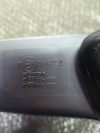 2005 Honda Civic- Left Door Mirror PN: 3 wires