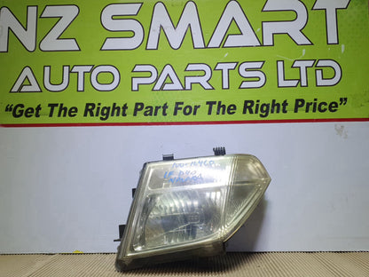 2010 Nissan Navara D40- Right Headlight PN: see photos