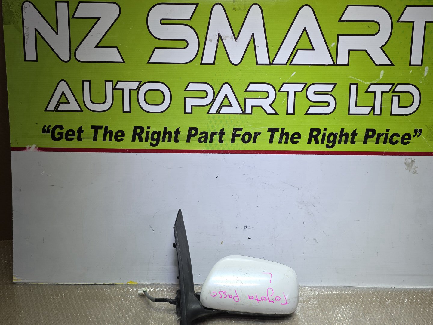 2005 Used Toyota Passo- Left Door Mirror PN: 5 wires