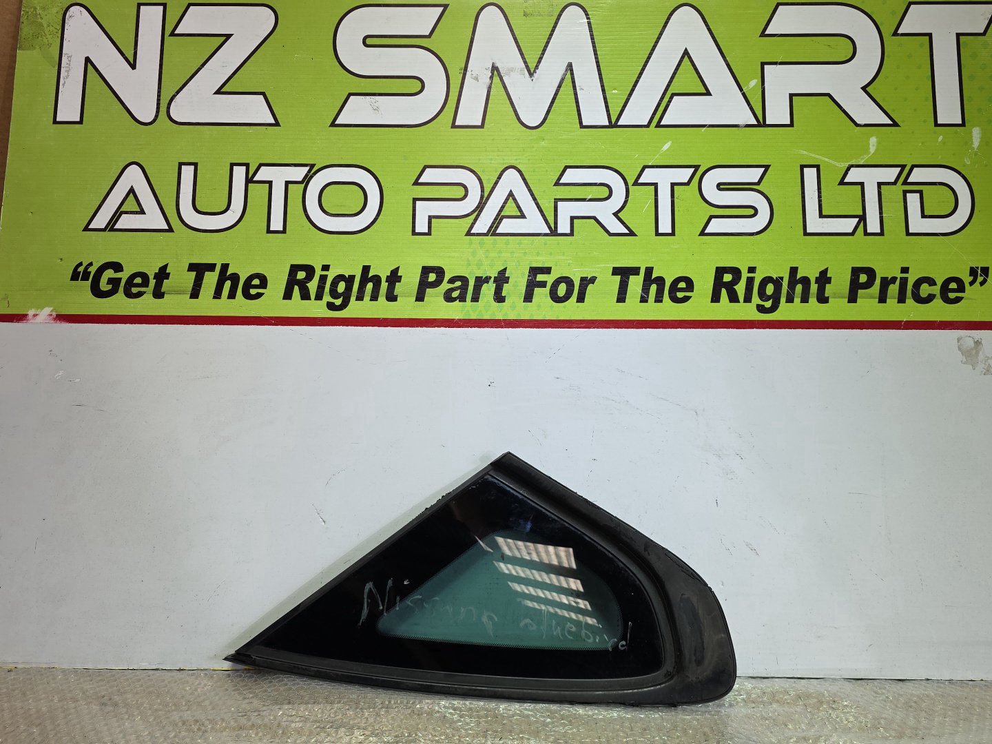 2006 Nissan Bluebird- Left Rear Quarter Door Glass PN: M282