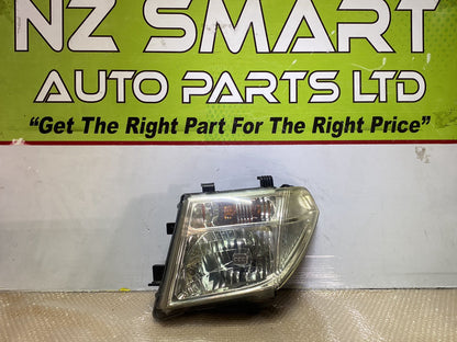 2011 Nissan Navara- Left Headlight PN: see photos