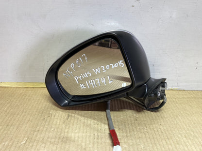 2015 Used Toyota Prius ZVW30 - Left Door Mirror PN: 7 wires