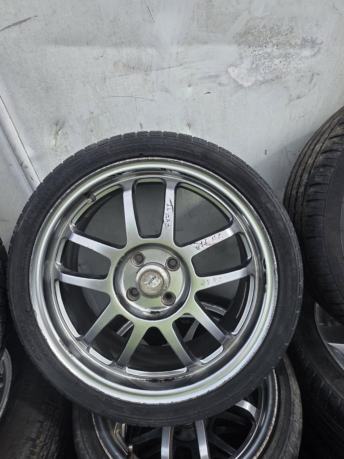- Mag Wheel Set PN: Stud Pattern 4x100/ Wheel Size 17x7.5JJ/ Offset 45