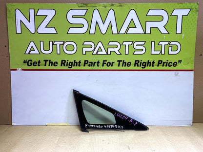 2013 Used Toyota Prius ZVW30 - Right Front Quarter Door Glass