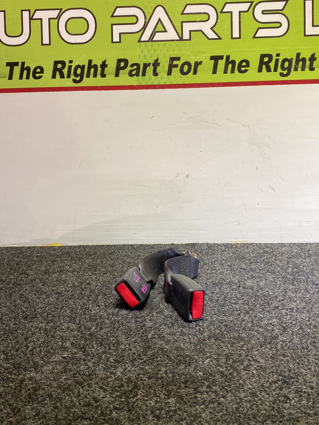 2008 Toyota Corolla - Right Rear Seat Belt Stalk PN: And rear middle seat belt stalk
