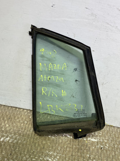 2008 Mazda Atenza- Right Rear Quarter Door Glass PN: M535
