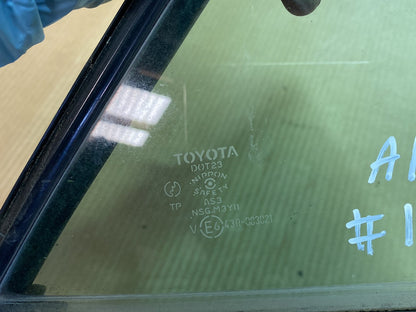 2002 Toyota Altezza JCE10 - Right Rear Quarter Door Glass