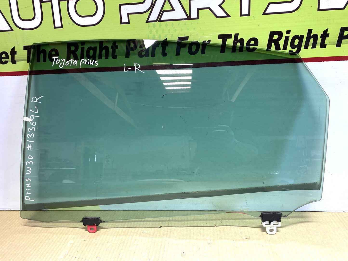 2013 Used Toyota Prius ZVW30 - Left Rear Door Glass